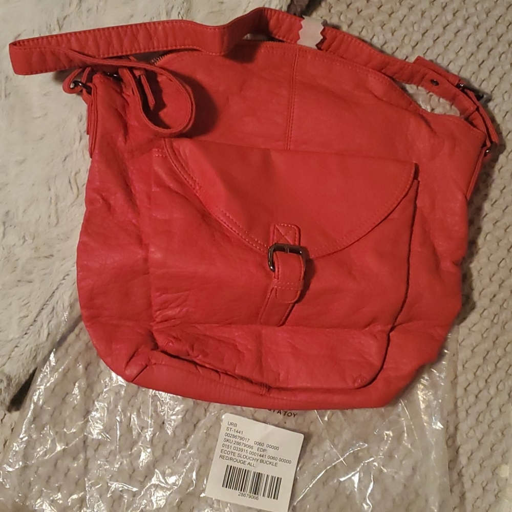 NWT ecote Slouch Purse - Red Gray or Navy